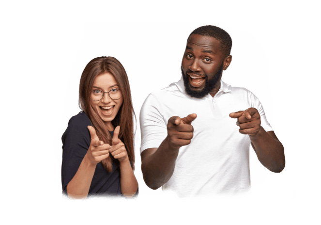 positive-girl-guy-different-races-make-finger-gun-gesture-smile-positively-express-their-choice-696x464